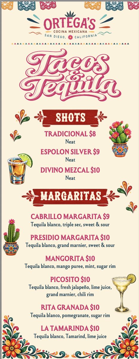 Tacos & Tequilas Drinks