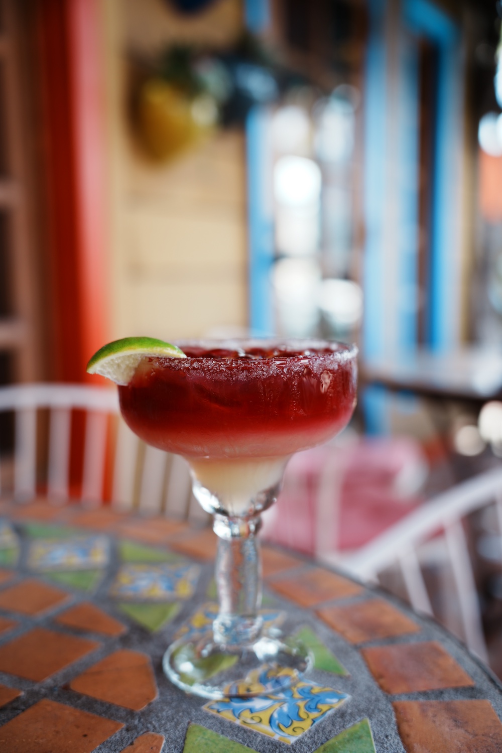 Pomegranate margarita at Ortega's Hillcrest Pomegranate margarita at Ortega's Hillcrest