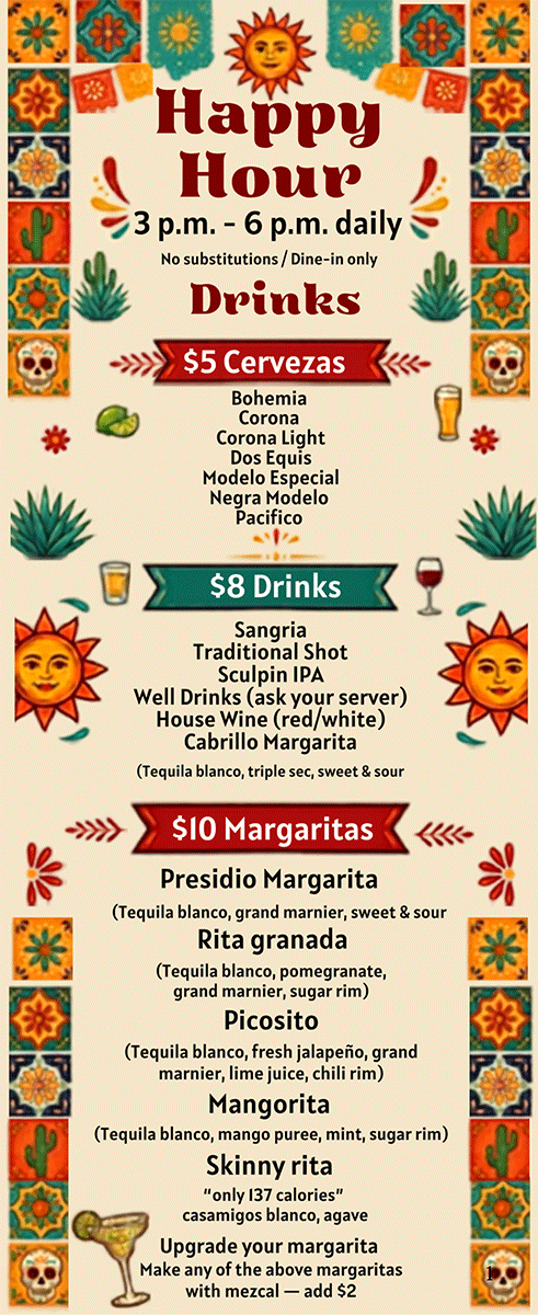 Happy Hour Drinks