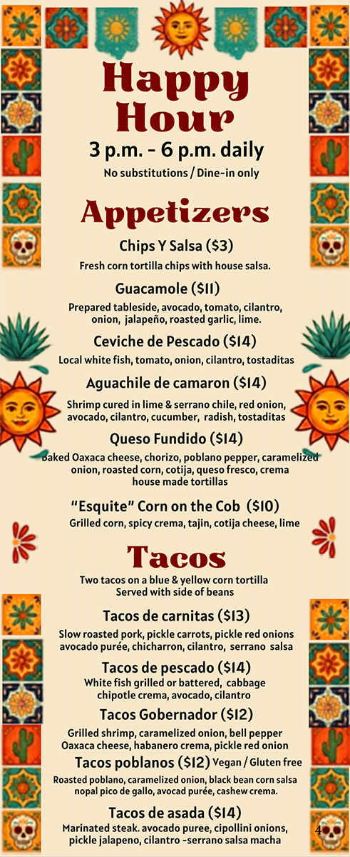 Happy Hour Food